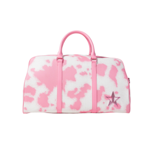 Limited Edition Cow Print Travel Weekender Bag